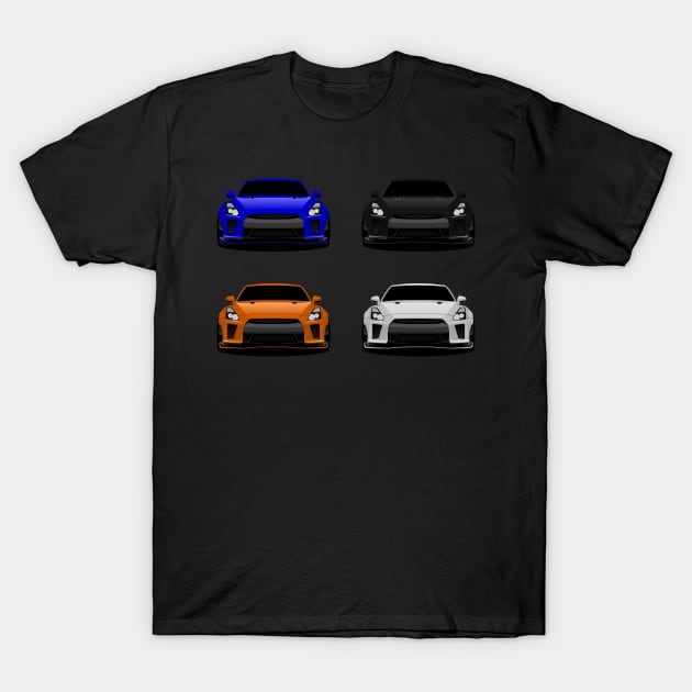 Nissan GTR X4 Car T-Shirt by Car_Designer